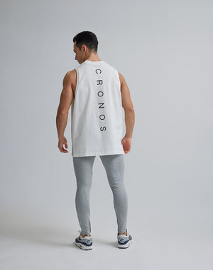 CRONOS MOCK NECK TANKTOP【WHITE】