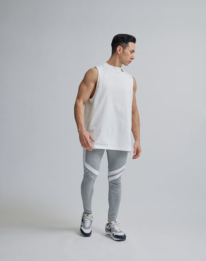 CRONOS MOCK NECK TANKTOP【WHITE】