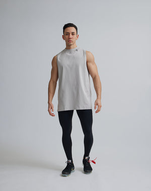 CRONOS MOCK NECK TANKTOP【GRAY】