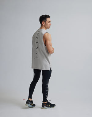 CRONOS MOCK NECK TANKTOP【GRAY】