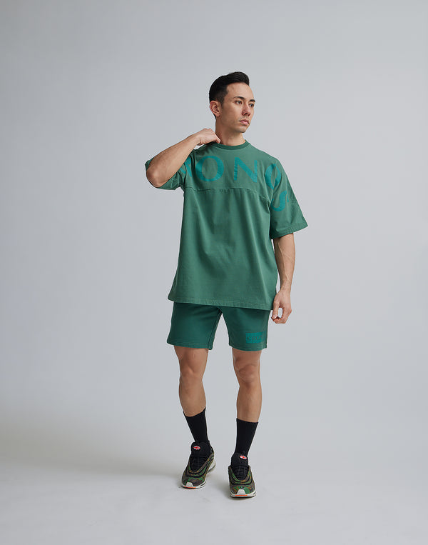 CRONOS  PIGMENTED OVERSIZE T-SHIRTS【GREEN】
