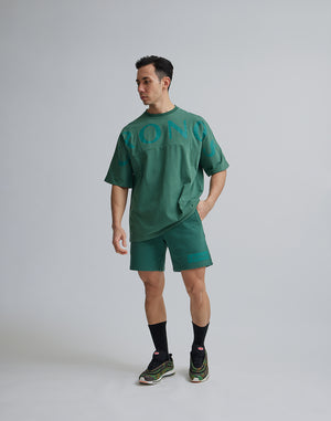CRONOS  PIGMENTED OVERSIZE T-SHIRTS【GREEN】