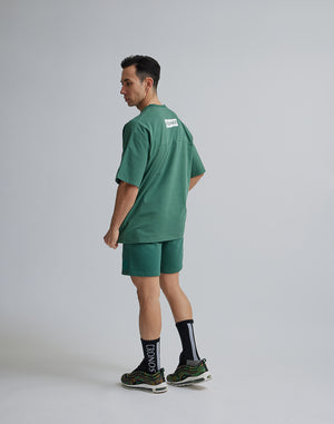 CRONOS  PIGMENTED OVERSIZE T-SHIRTS【GREEN】