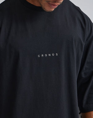 CRONOS THREE QUARTER OVERSIZE T-SHIRTS【G.BLUE】