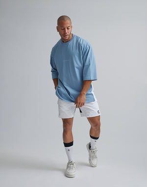 CRONOS THREE QUARTER OVERSIZE T-SHIRTS【G.BLUE】
