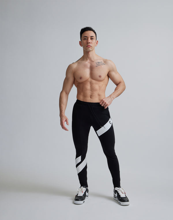 CRONOS DIAGONAL STRIPE LONGPANTS