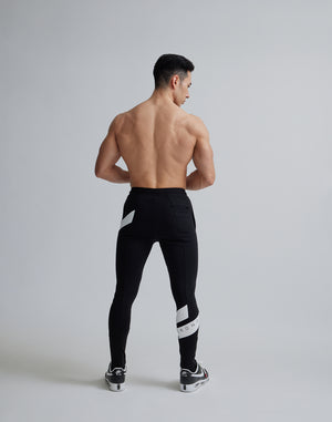 CRONOS DIAGONAL STRIPE LONGPANTS