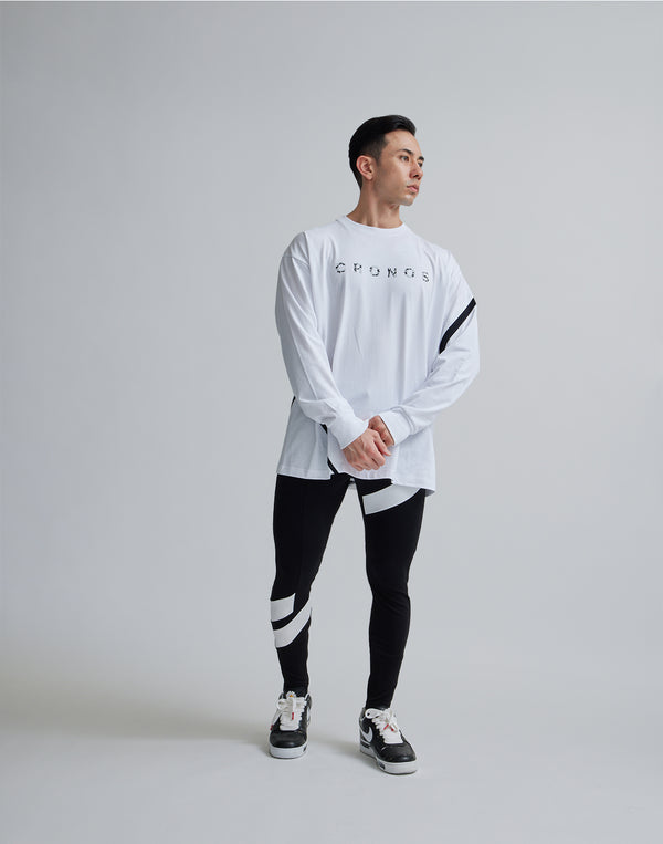 CRONOS DIAGONAL STRIPE LONGPANTS