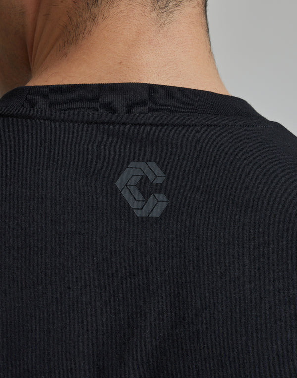 CRONOS GEOMETRIC LOGO OVERSAIZE T-SHIRTS【MOS.GREEN】