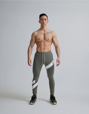 CRONOS DIAGONAL STRIPE LONGPANTS