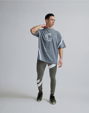 CRONOS DIAGONAL STRIPE LONGPANTS