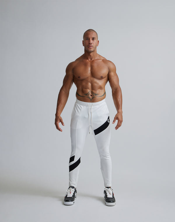 CRONOS DIAGONAL STRIPE LONGPANTS