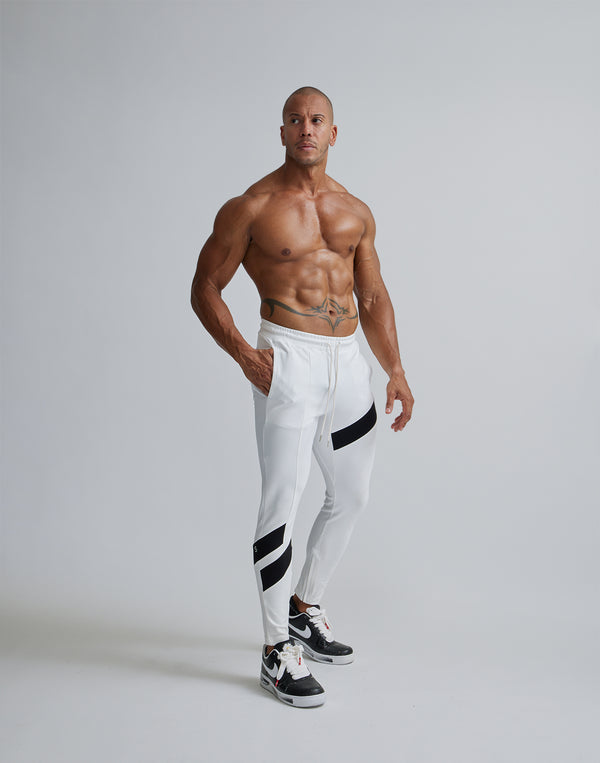 CRONOS DIAGONAL STRIPE LONGPANTS