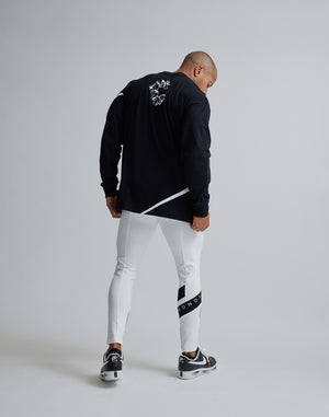 CRONOS DIAGONAL STRIPE LONGPANTS