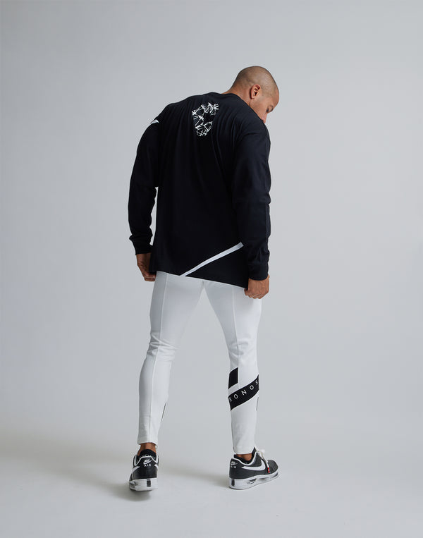 CRONOS DIAGONAL STRIPE LONGPANTS