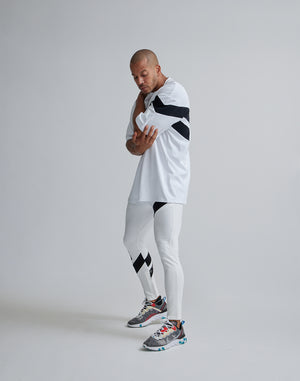 CRONOS GEOMETRIC LOGO OVERSAIZE T-SHIRTS【WHITE】