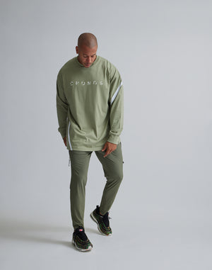 CRONOS VENTILATION HOLE LONGPANTS【KHAKI】