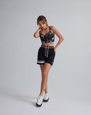 CRONOS WOMEN TIE DYE BRA【BLACK】