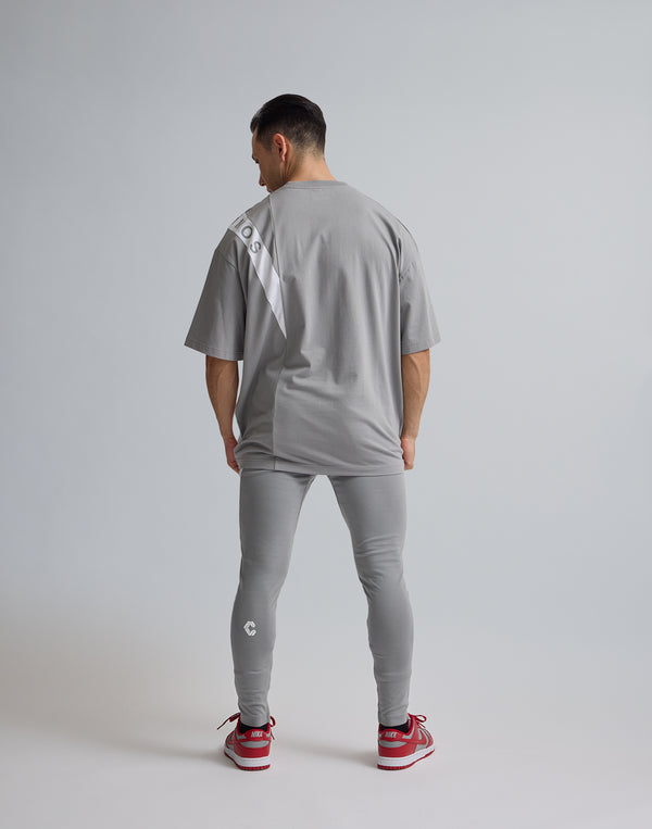 CRONOS SWITCHIED OVERSIZE T-SHIRT【GRAY】