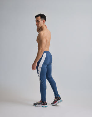 CRONOS DIAGONAL LINE LONGPANTS【N.BLUE】