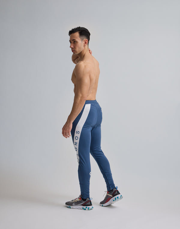 CRONOS DIAGONAL LINE LONGPANTS【N.BLUE】