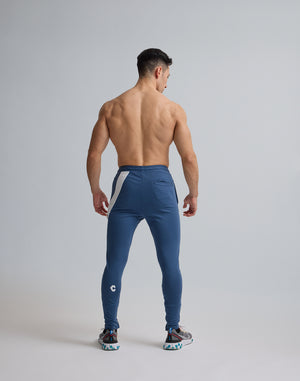 CRONOS DIAGONAL LINE LONGPANTS【N.BLUE】