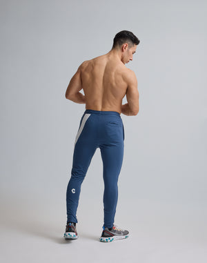 CRONOS DIAGONAL LINE LONGPANTS【N.BLUE】