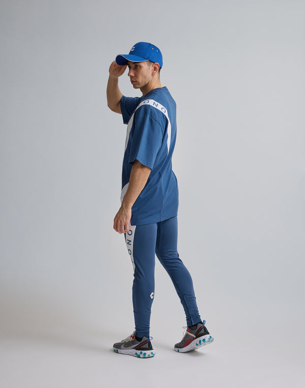 CRONOS DIAGONAL LINE LONGPANTS【N.BLUE】