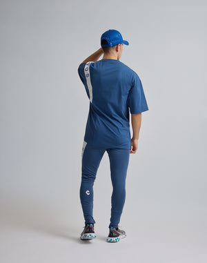 CRONOS DIAGONAL LINE LONGPANTS【N.BLUE】