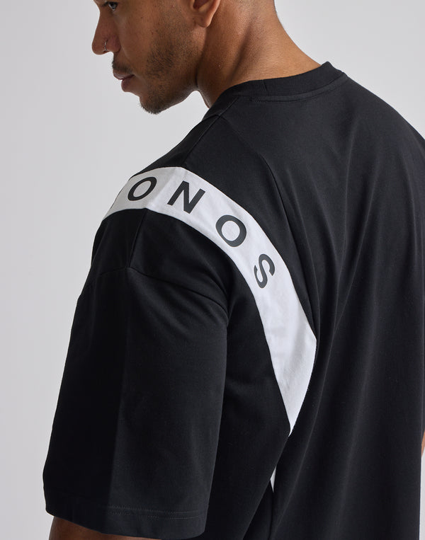 CRONOS SWITCHIED OVERSIZE T-SHIRT【GRAY】