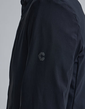 CRONOS BLACK COLLARLESS STRETCH JACKET