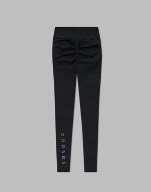 CRONOS WOMEN STYLE UP LEGGINGS【BLACK】