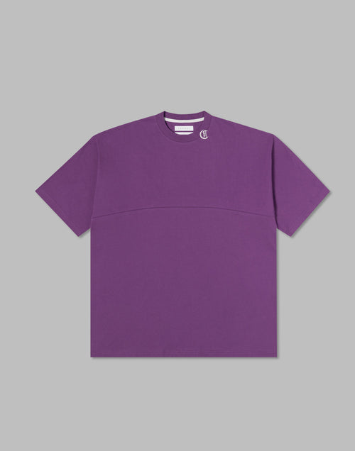 CRONOS BLACK LETTER DOLMAN SLEEVE T-SHIRT【PURPLE】
