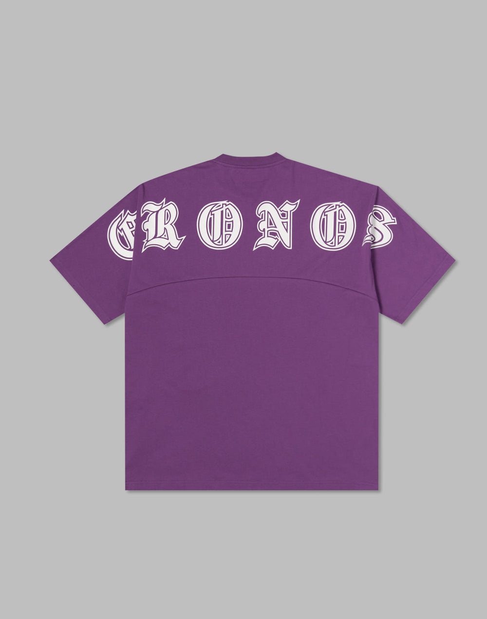 CRONOS BLACK LETTER DOLMAN SLEEVE T-SHIRT【PURPLE】