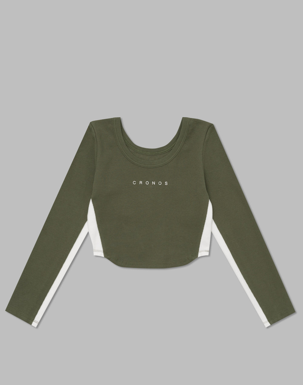 CRONOS WOMEN 2WAY LONG SLEEVE【KHAKI】