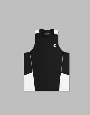 CRONOS SIDE INSERTS TANKTOP【BLACK】