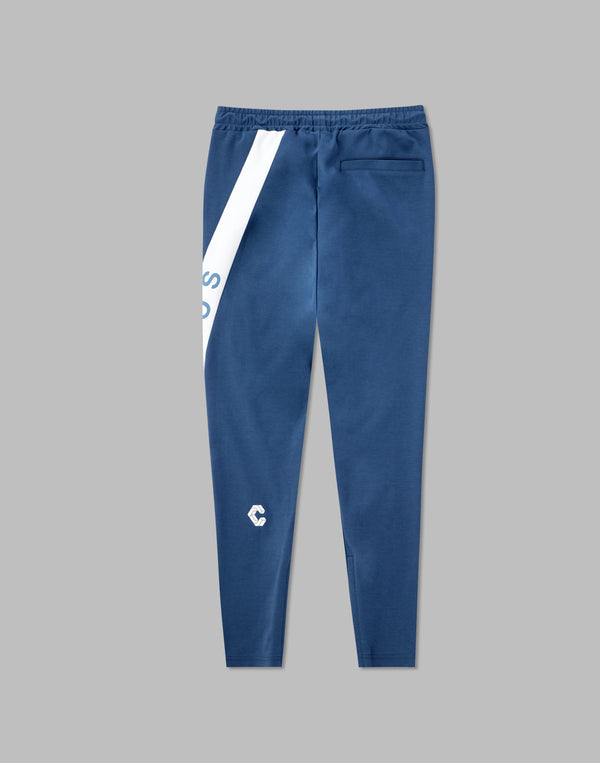 CRONOS DIAGONAL LINE LONGPANTS【N.BLUE】