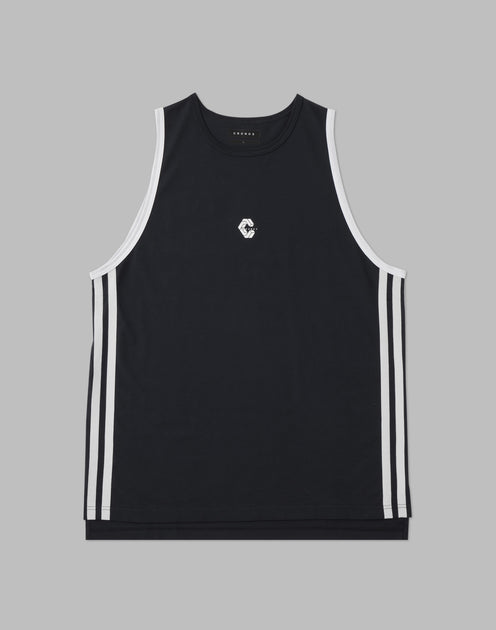 CRONOS 2LINE TANKTOP【BLACK】 - クロノス CRONOS Official Store