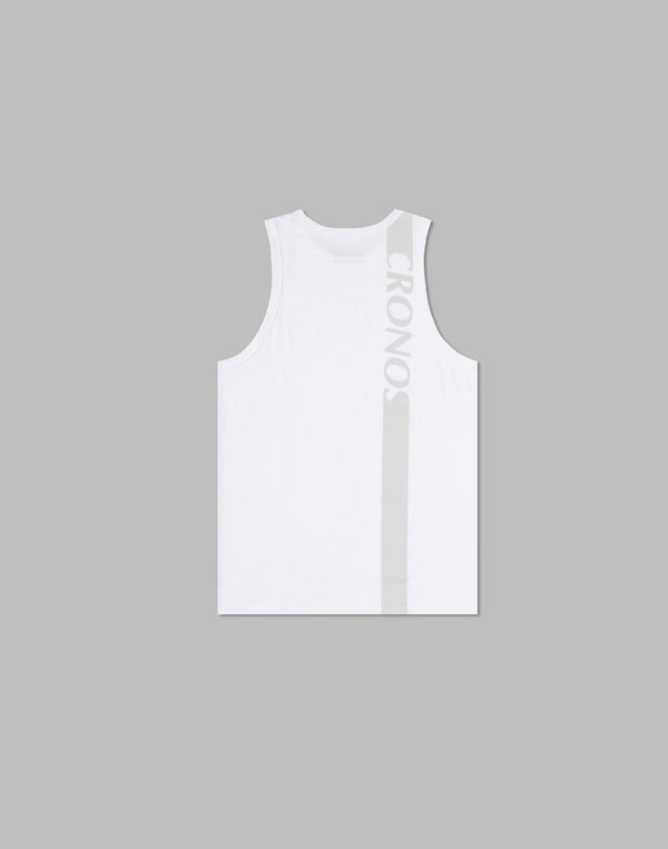 CRONOS STRETCH FRIES TANKTOP【WHITE】