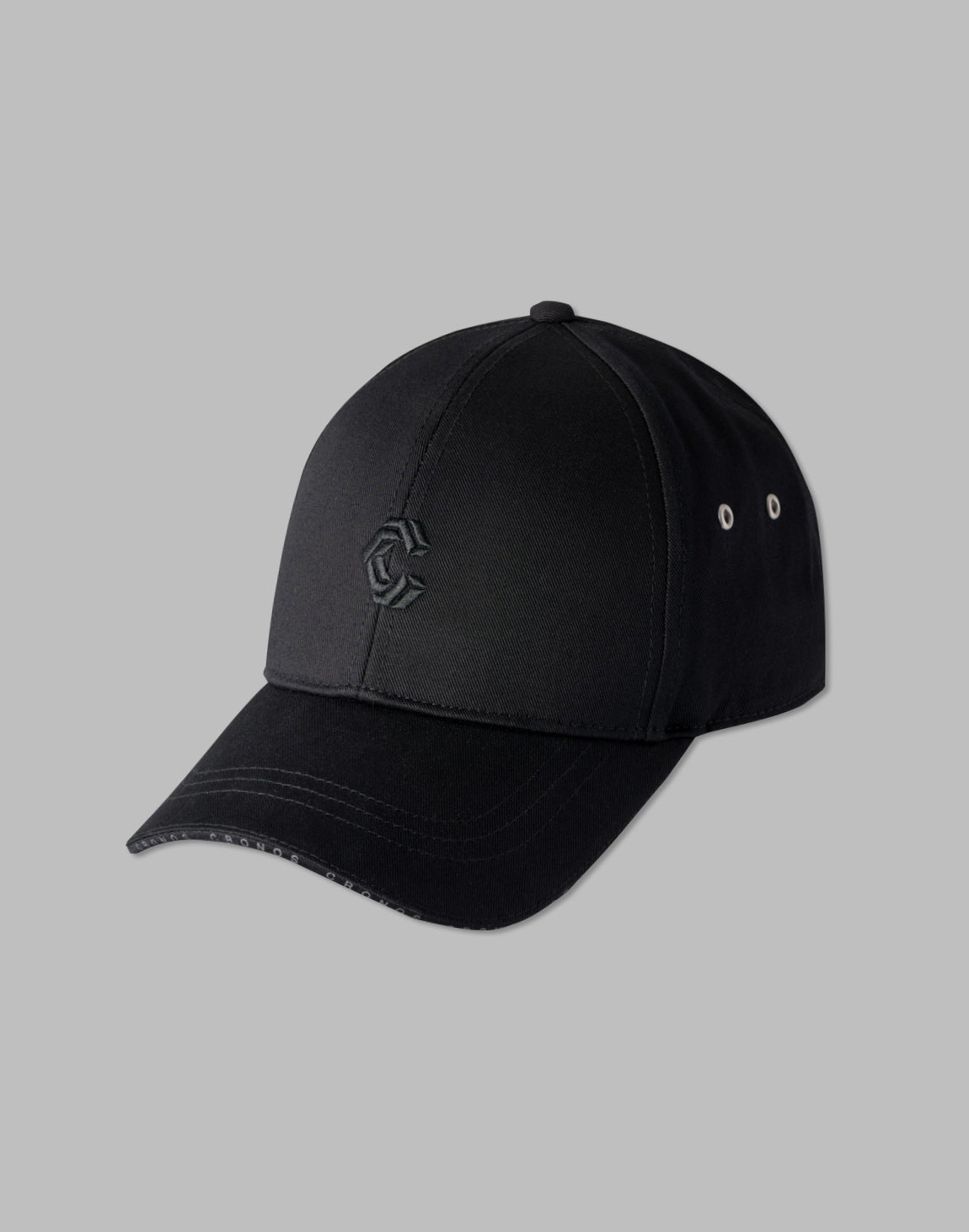 CRONOS WOMEN NEW LOGO CAP【BLACK×BLACK】 – クロノス CRONOS Official Store