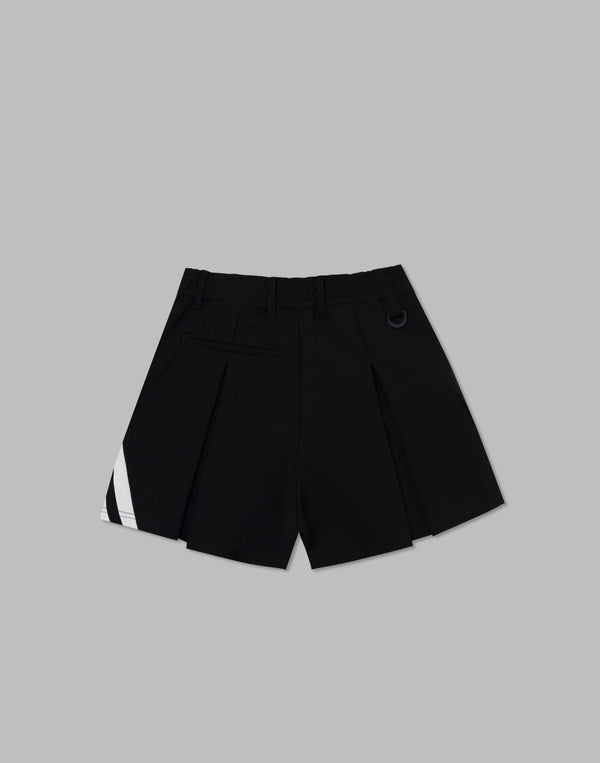 CRONOS BLACK STRIPED SHORTS【BLACK】