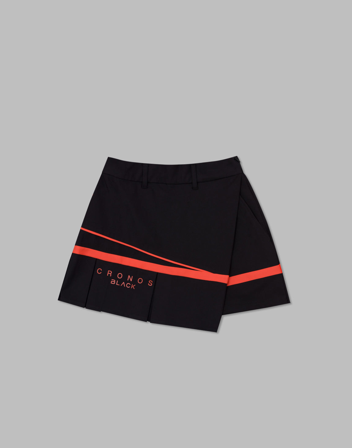 CRONOS BLACK WRAPSKIRTED SHORTS【BLACK×RED】 – クロノス CRONOS Official Store