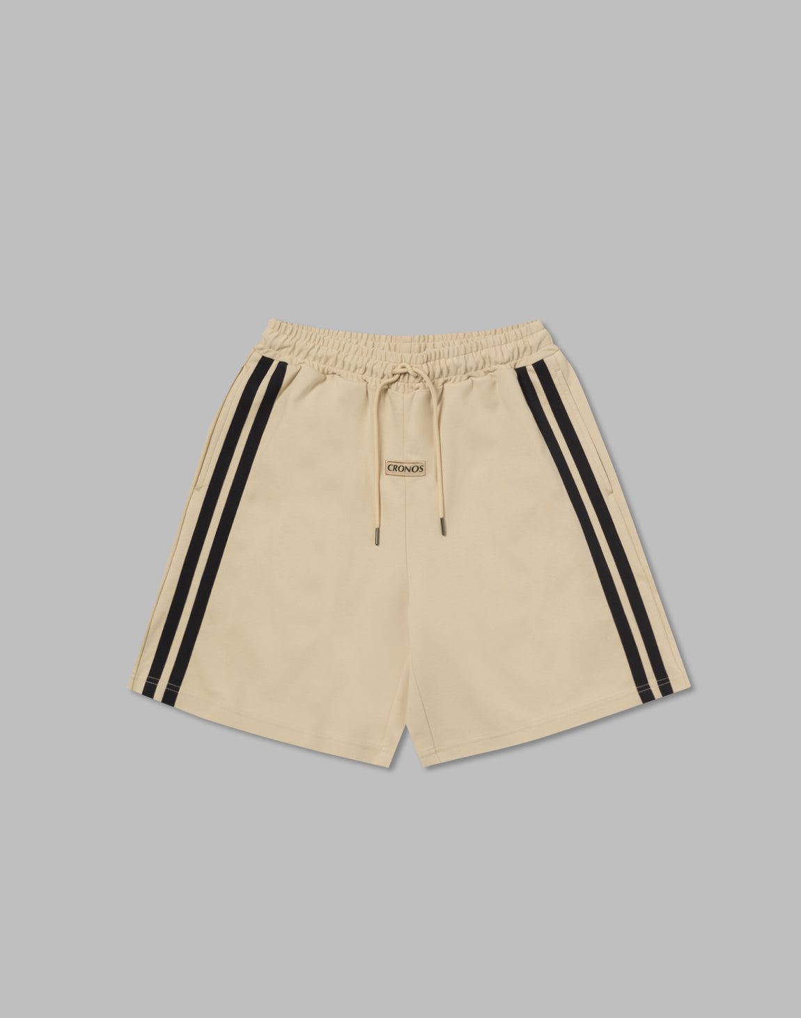 CRONOS DOUBLE STRIPES SHORTS【CREAM】 – クロノス CRONOS Official Store