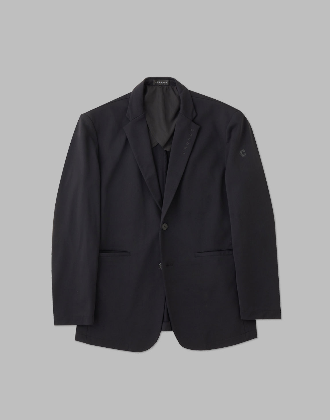CRONOS ブラック テーラードジャケット 38(M) CRONOS ブラック テーラードジャケット 38(M)