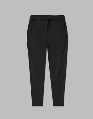 CRONOS BLACK PIN TUCK STRETCH PANTS