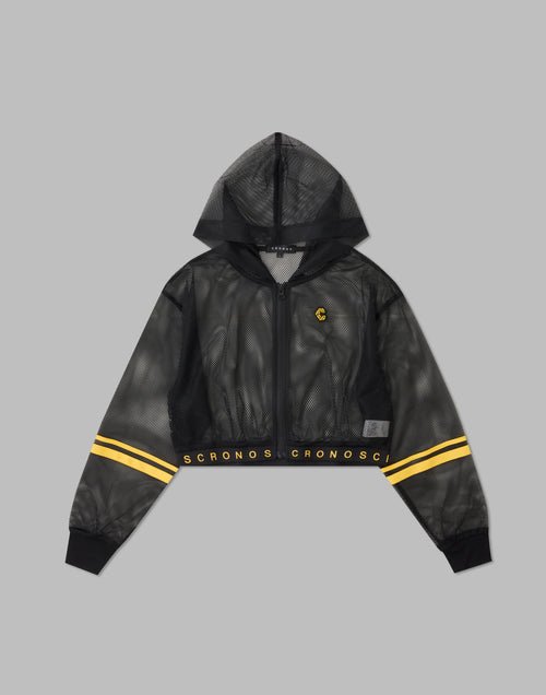 CRONOS WOMEN MESH ZIP HOODY