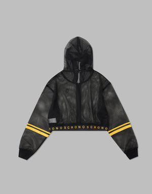 CRONOS WOMEN MESH ZIP HOODY