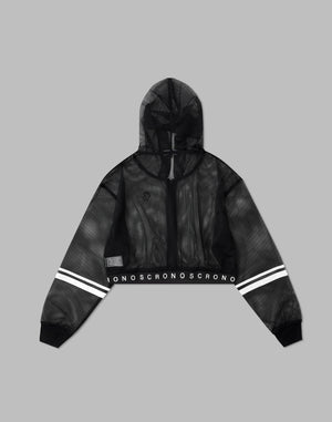 CRONOS WOMEN MESH ZIP HOODY