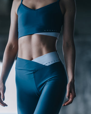 CRONOS WOMEN Motion Cross Leggings【NAVY】