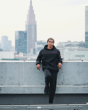 CRONOS Technical Utility Ponte long pants【BLACK】